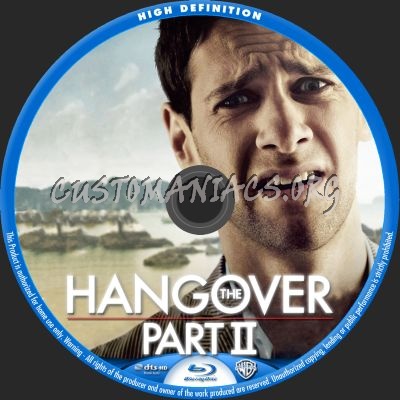 The Hangover Part II blu-ray label