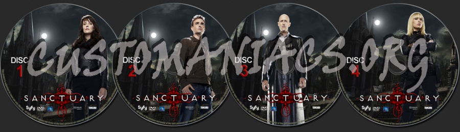 Sanctuary Season 1 dvd label