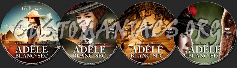 The Extraordinary Adventures Of Adele Blanc Sec dvd label