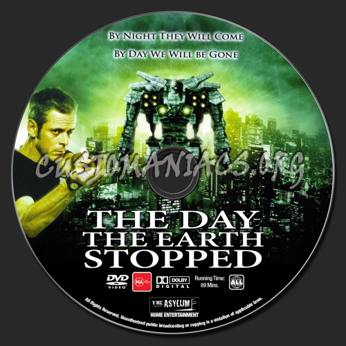 The Day the Earth Stopped dvd label