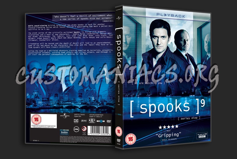 Spooks Series 9 dvd cover