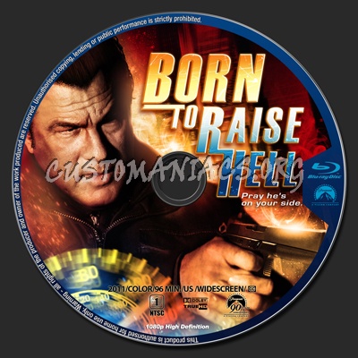 Born To Raise Hell blu-ray label