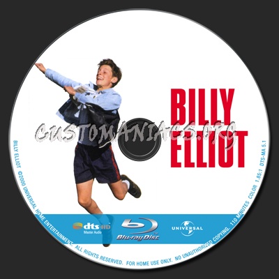 Billy Elliot blu-ray label