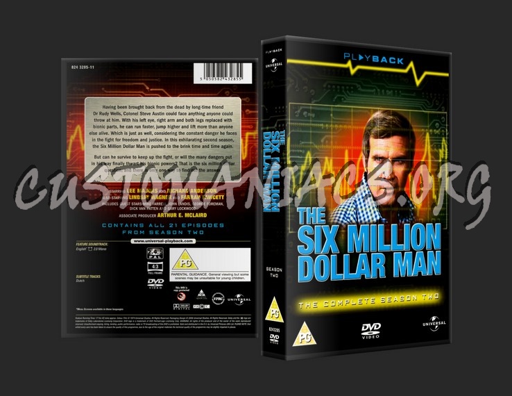 The Six Million Dollar Man Series Two dvd cover