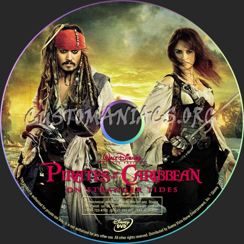 Pirates of the Caribbean: On Stranger Tides dvd label