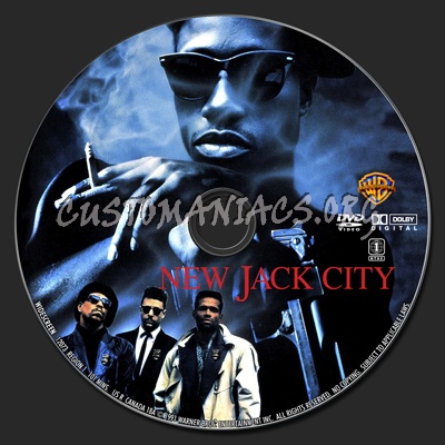 New Jack City dvd label