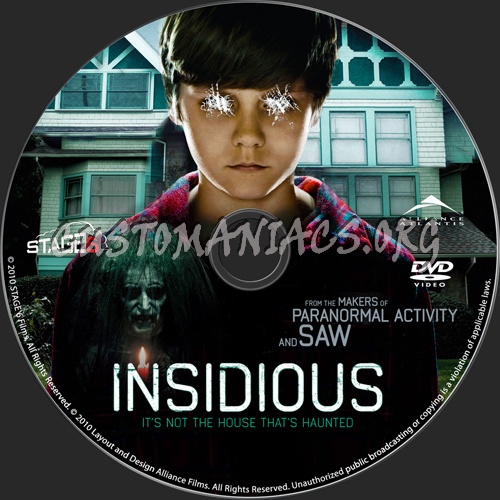 Insidious dvd label