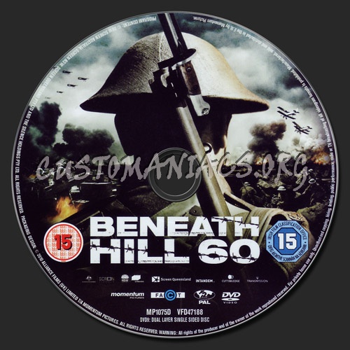 Beneath Hill 60 dvd label