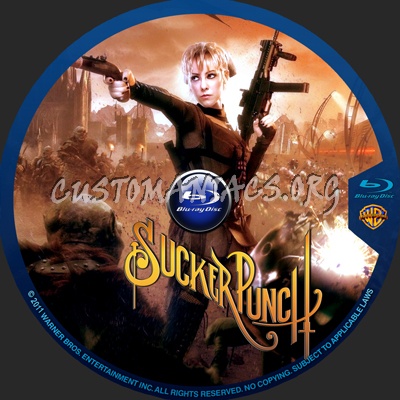 Sucker Punch blu-ray label