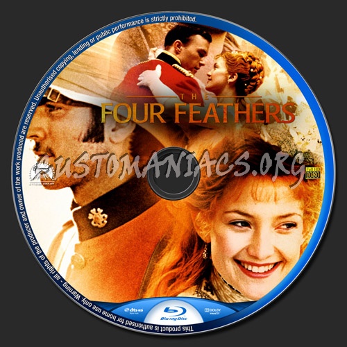 The Four Feathers blu-ray label