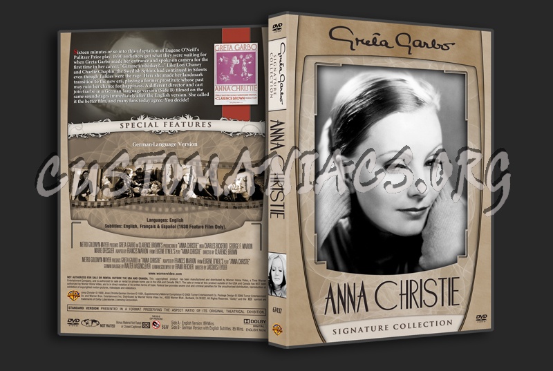 Greta Garbo Signature Collection - Anna Christie dvd cover