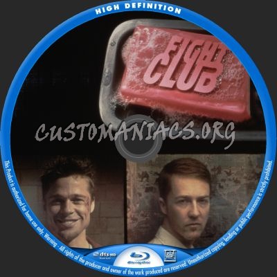 Fight Club blu-ray label