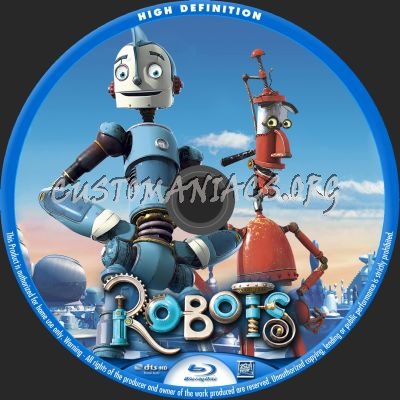 Robots blu-ray label