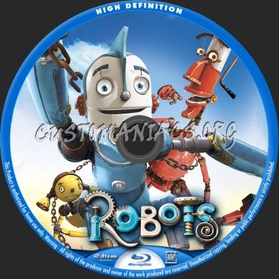 Robots blu-ray label