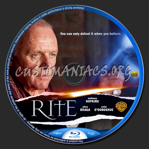 The rite blu-ray label