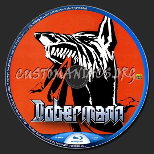 Dobermann blu-ray label