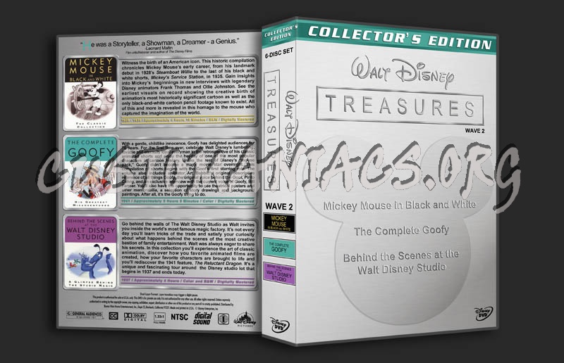 Walt Disney Treasures - Wave 2 dvd cover