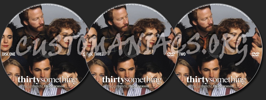 Thirtysomething Season Three dvd label