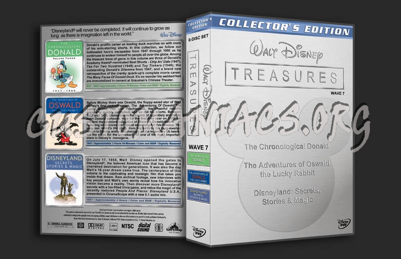 Walt Disney Treasures - Wave 7 dvd cover