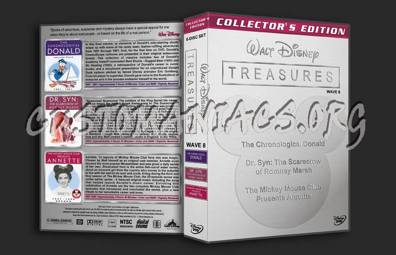 Walt Disney Treasures - Wave 8 dvd cover