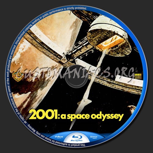 2001: A Space Odyssey blu-ray label