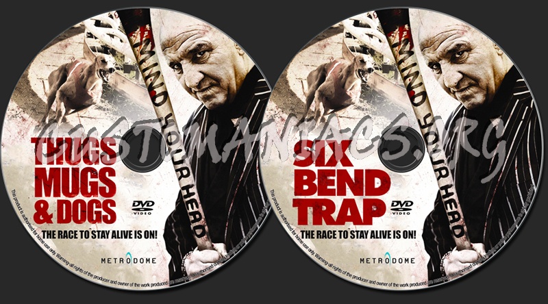 Thugs Mugs & Dogs aka Six Bend Trap dvd label