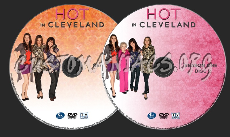 Hot In Cleveland Season One dvd label