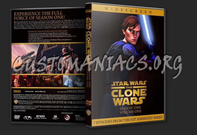 Star Wars: The Clone Wars Season 1 dvd cover