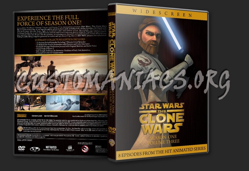 Star Wars: The Clone Wars Season 1 dvd cover