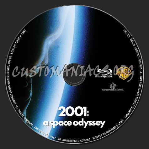 2001: A Space Odyssey blu-ray label - DVD Covers & Labels by ...
