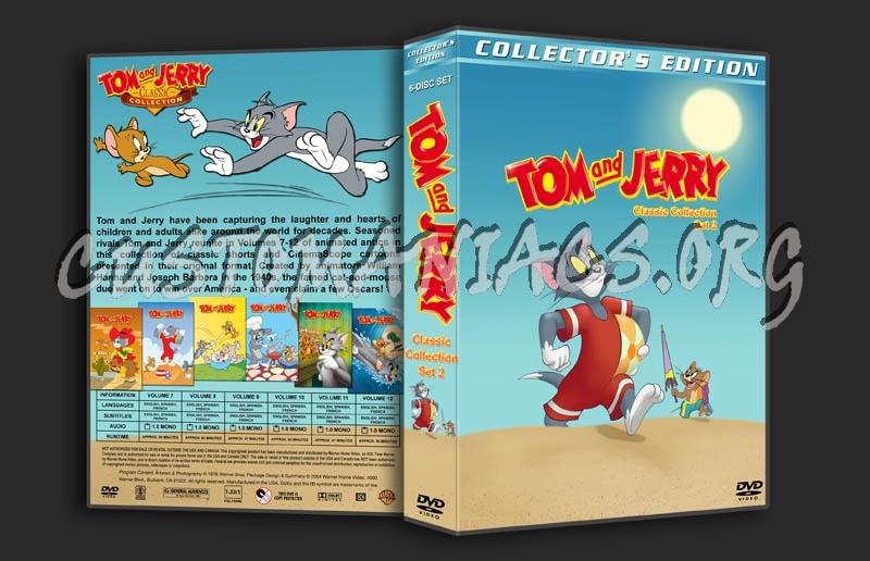 Tom and Jerry Classic Collection - Set 2 dvd cover