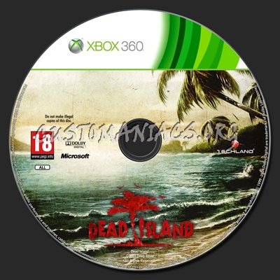 Dead Island dvd label