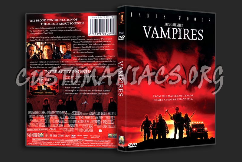 John Carpenter's Vampires dvd cover