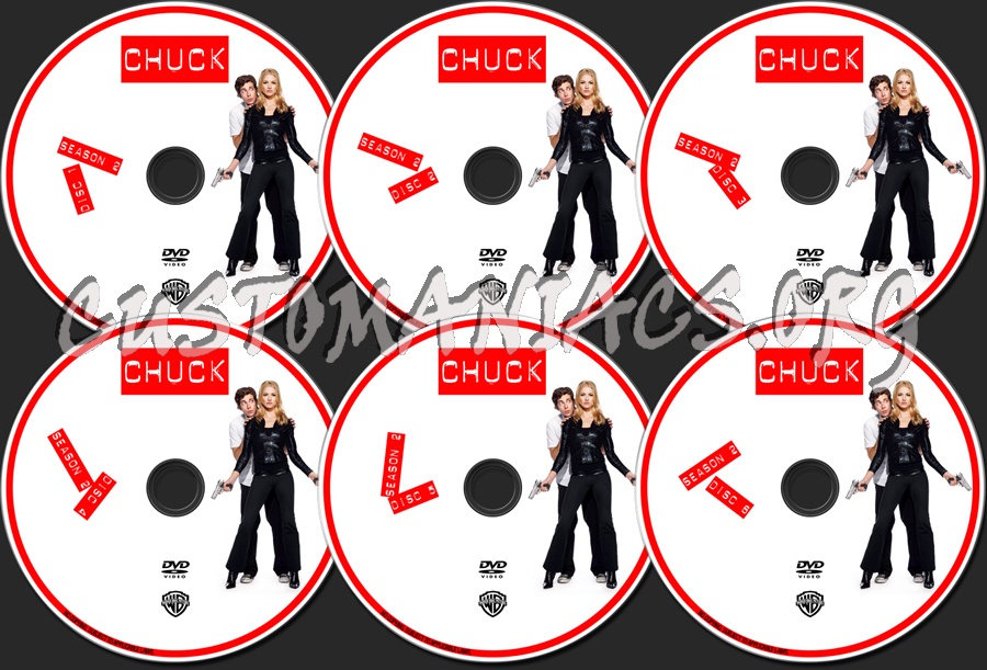 Chuck Season 2 dvd label