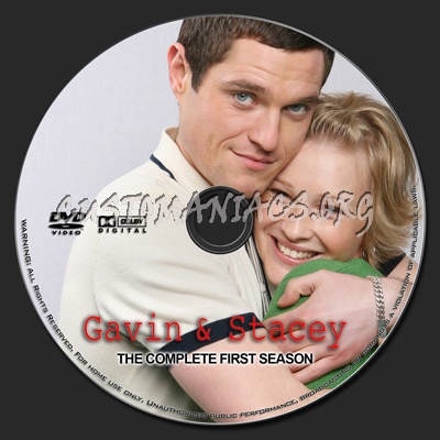 Gavin & Stacey Season 1 dvd label