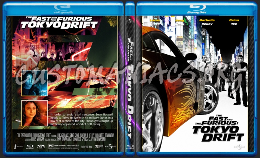 The Fast And The Furious blu-ray cover