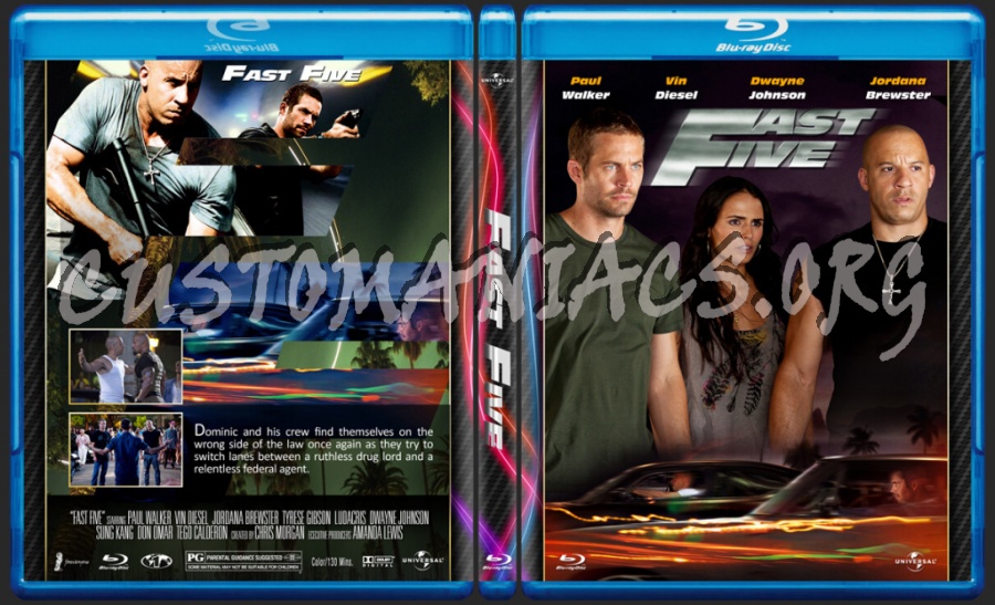 The Fast And The Furious blu-ray cover