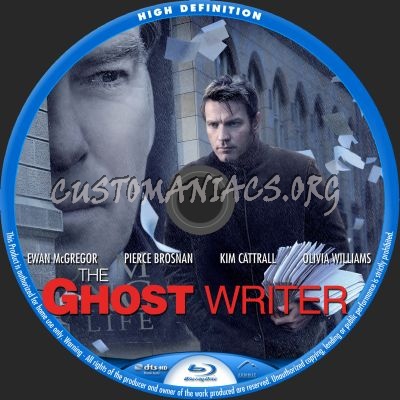 The Ghost Writer blu-ray label