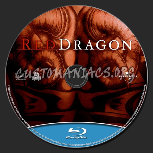 Red Dragon blu-ray label