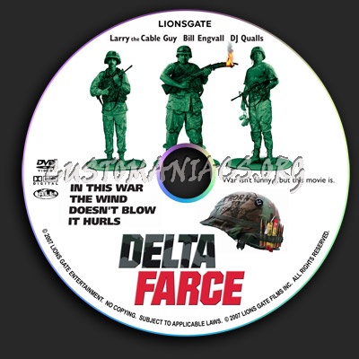 Delta Farce dvd label