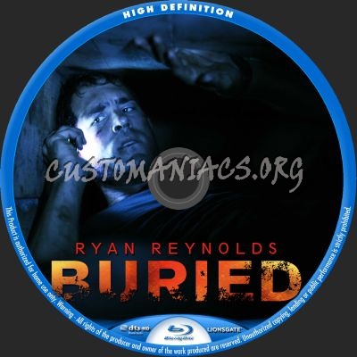 Buried blu-ray label