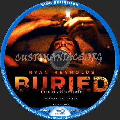 Buried blu-ray label