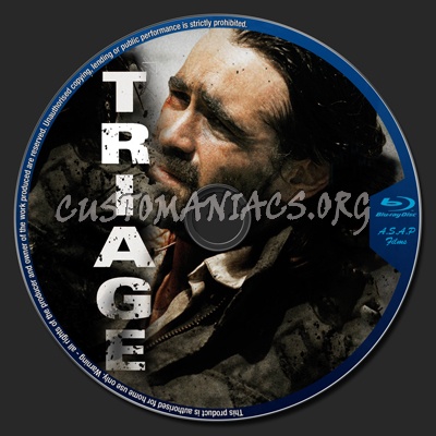 Triage blu-ray label