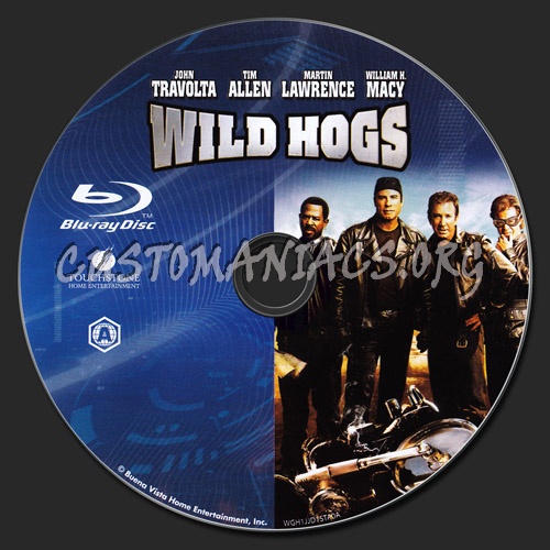 Wild Hogs blu-ray label