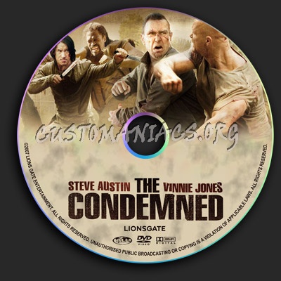 The Condemned dvd label