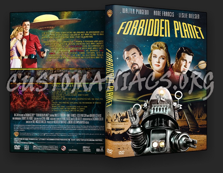 Forbidden Planet dvd cover