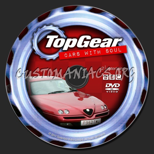 Top Gear Cars with Soul dvd label