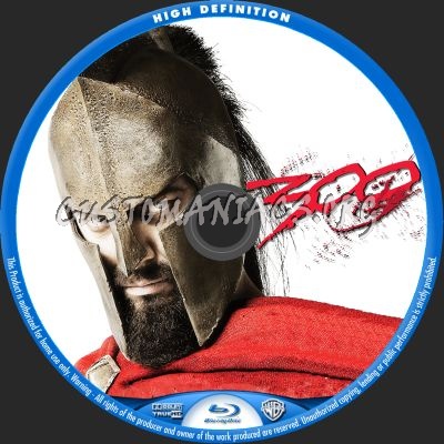 300 blu-ray label