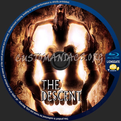 The Descent blu-ray label