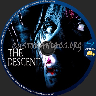 The Descent blu-ray label